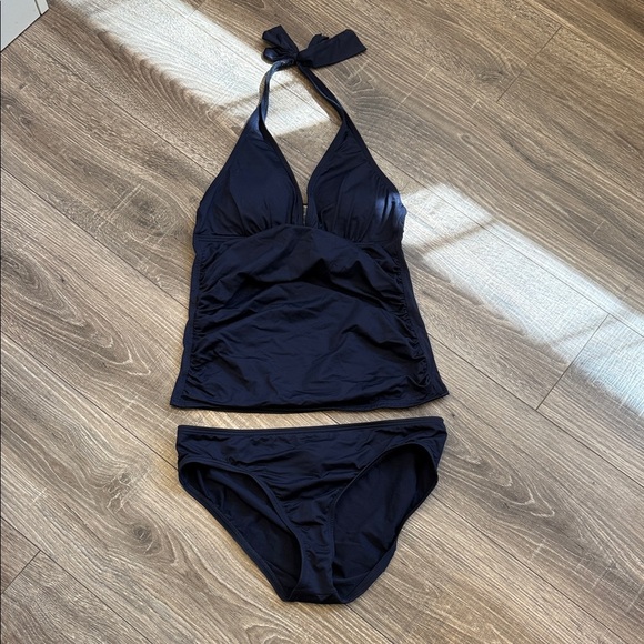 Tommy Bahama Deep Blue Halter Bikini size medium - Picture 1 of 8